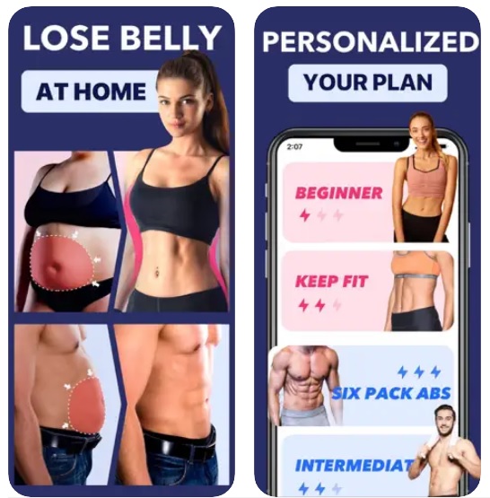Lose Belly Fat  Aplicativos para diminuir a barriga