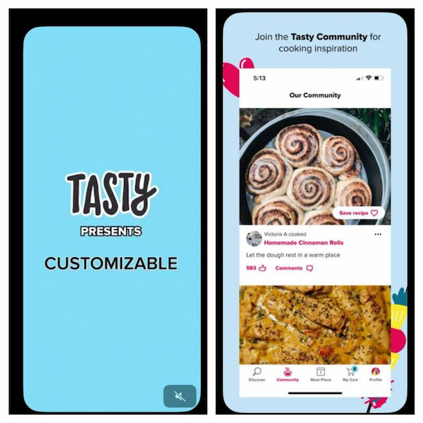 Tasty Apps e sites de receitas