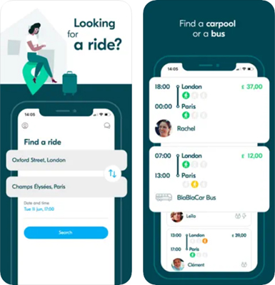 BlaBlaCar aplicativos viajar carona