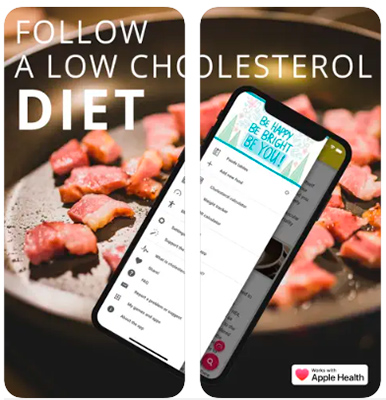 Aplicativos monitorar colesterol Cholesterol Table