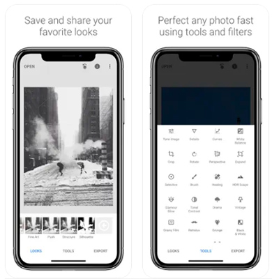 apps melhorar fotos desfocadas Snapseed