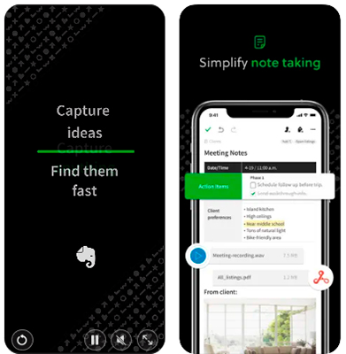 aplicativos de agenda evernote