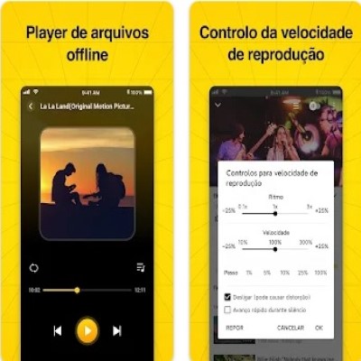 Aplicativo gratuito para ouvir músicas